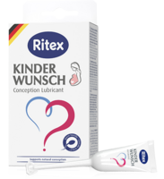 Ritex Kinderwunsch, tube and box